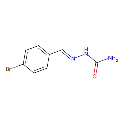 4-Bromobenzaldehyde semicarbazone structure