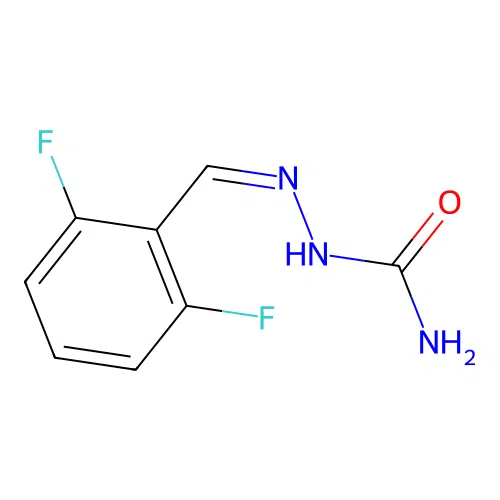 [(Z)-(2,6-difluorophenyl)methylideneamino]urea structure
