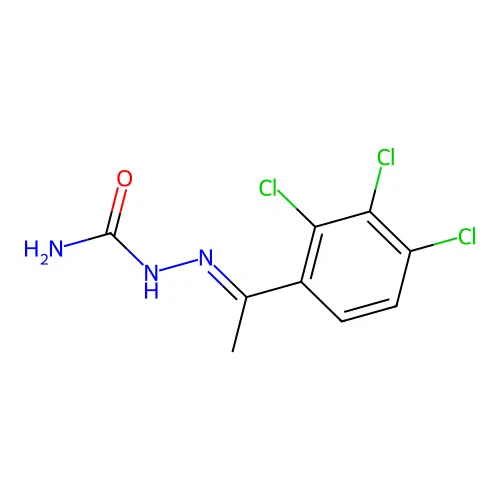 (2E)-2-[1-(2,3,4-Trichlorophenyl)ethylidene]hydrazine-1-carboxamide structure