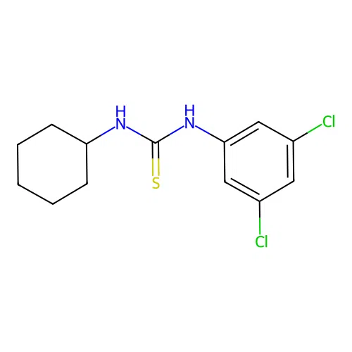 1-Cyclohexyl-3-(3,5-dichlorophenyl)thiourea structure