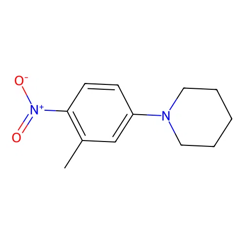 1-(3-Methyl-4-nitrophenyl)piperidine structure