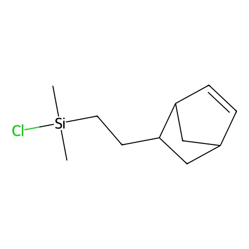 (2-(Bicyclo[2.2.1]hept-5-en-2-yl)ethyl)chlorodimethylsilane structure