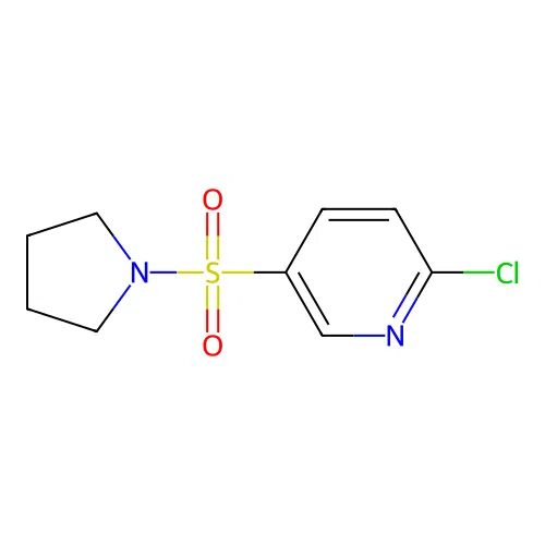 2-Chloro-5-(pyrrolidine-1-sulfonyl)pyridine structure