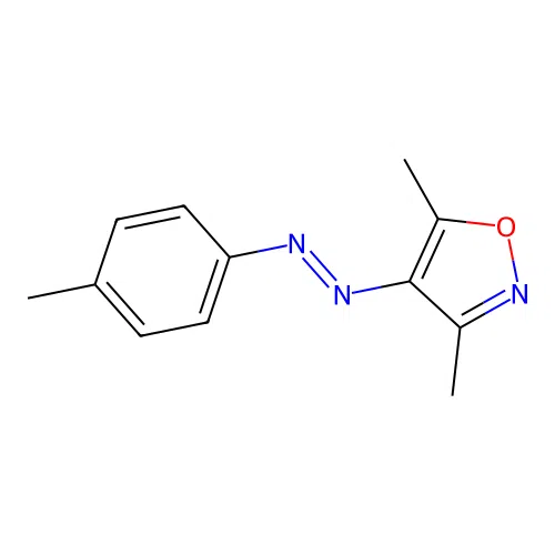 3,5-Dimethyl-4-p-tolylazo-isoxazole structure