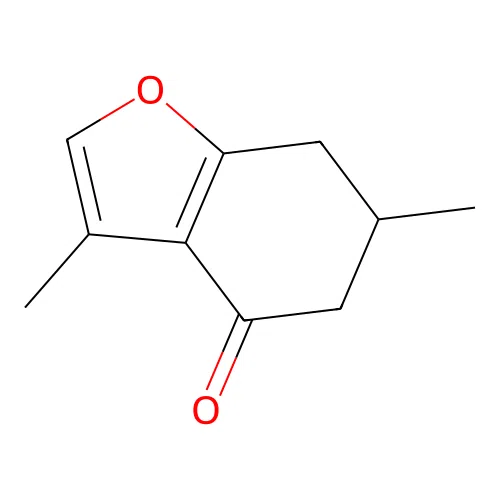 3,6-Dimethyl-6,7-dihydro-1-benzofuran-4(5H)-one structure
