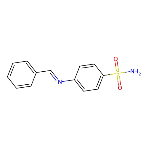 4-(Benzylideneamino)benzenesulfonamide structure