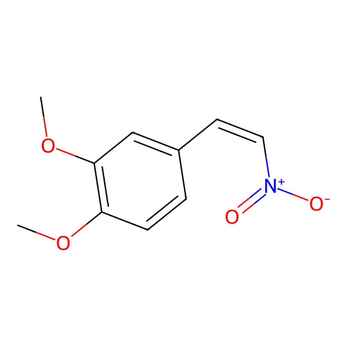 4-((1Z)-2-nitrovinyl)-1,2-dimethoxybenzene structure