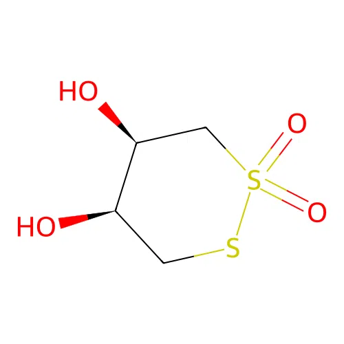 (4S,5R)-1,1-dioxodithiane-4,5-diol structure