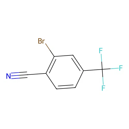2-Bromo-4-(trifluoromethyl)benzonitrile structure