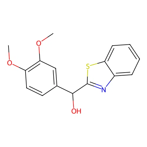 1,3-Benzothiazol-2-yl-(3,4-dimethoxyphenyl)methanol structure