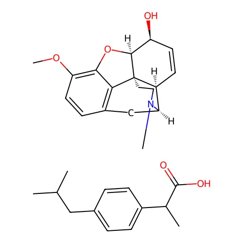 Ibuprofen codeine structure