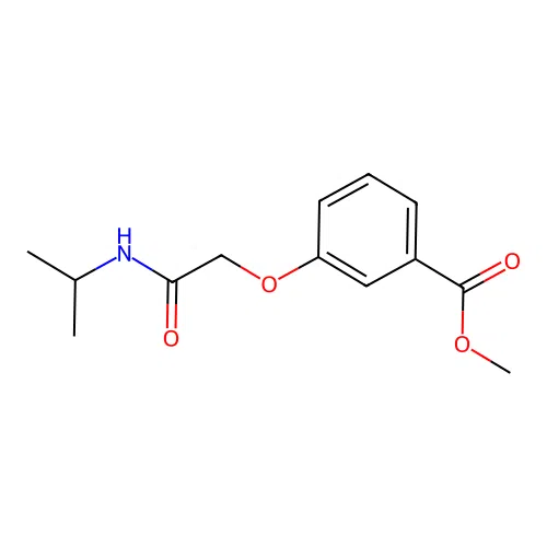 Methyl 3-(2-(isopropylamino)-2-oxoethoxy)benzoate structure