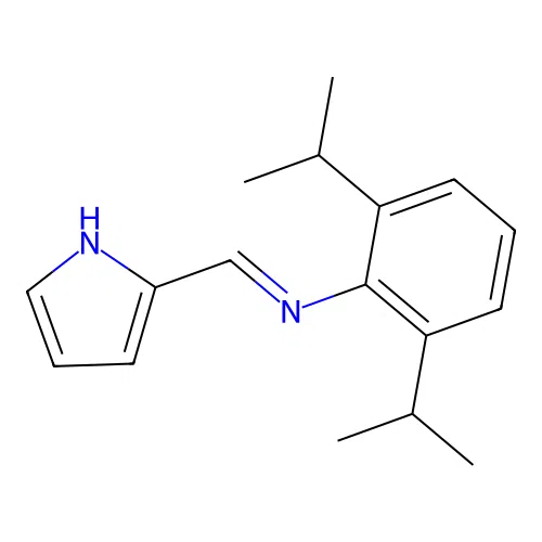 Benzenamine, 2,6-bis(1-methylethyl)-N-(1H-pyrrol-2-ylmethylene)- structure