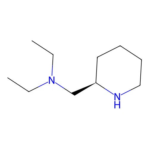 N-ethyl-N-[[(2R)-piperidin-2-yl]methyl]ethanamine structure