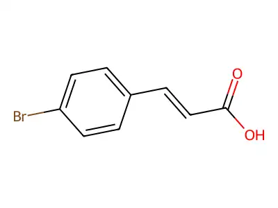 p-Bromocinnamic acid structure