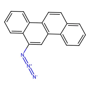 Chrysene, 6-azido- structure