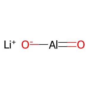 Lithium aluminate structure