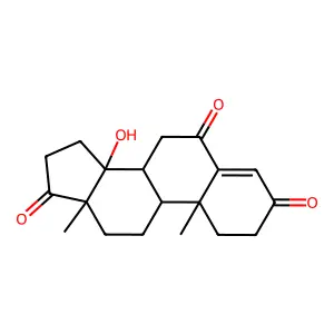 14-Hydroxyandrost-4-ene-3,6,17-trione structure