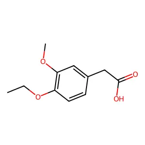 4-Ethoxy-3-methoxyphenylacetic acid structure