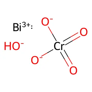 Bismuth chromate hydroxide (Bi(CrO4)(OH)) structure