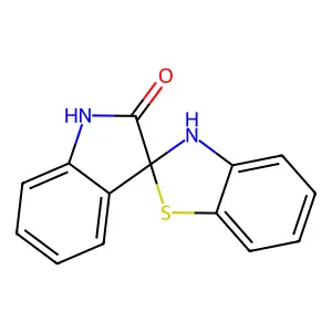 3H-spiro[1,3-benzothiazole-2,3'-indol]-2'(1'H)-one structure