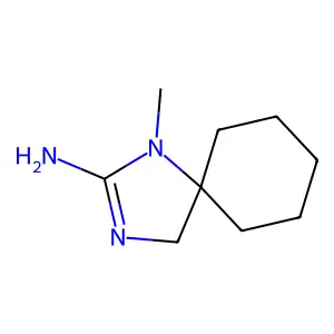 1,3-Diazaspiro94.5)dec-2-en-2-amine, 1-methyl- structure