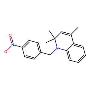 2,2,4-Trimethyl-1-[(4-nitrophenyl)methyl]quinoline structure