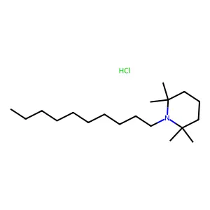 2,2,6,6-Tetramethyldecylpiperidine structure