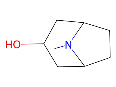 8-Methyl-8-azabicyclo(3.2.1)octan-3-ol structure