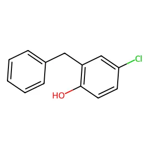Chlorophene structure