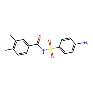 N-Sulfanilyl-3,4-xylamide structure