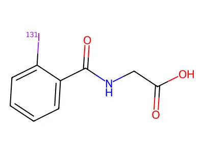 Iodohippuric acid i-131 structure