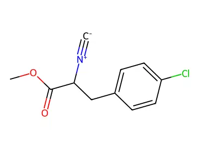 Methyl 3-(4-chlorophenyl)-2-isocyanopropanoate structure