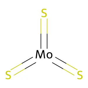 Molybdenum sulfide (MoS3) structure