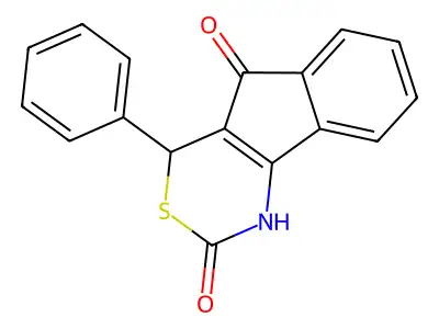 4-Phenyl-1,4-dihydroindeno[1,2-d][1,3]thiazine-2,5-dione structure