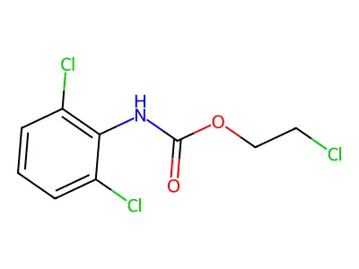 2-Chloroethyl N-(2,6-dichlorophenyl)carbamate structure