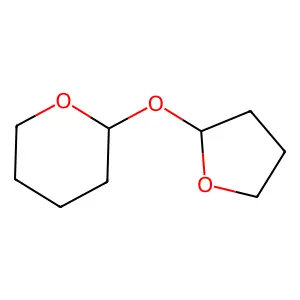 tetrahydro-2-((tetrahydro-2-furanyl)oxy)-2H-pyran structure