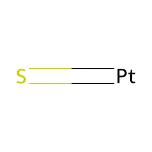 Platinum sulfide (PtS) structure