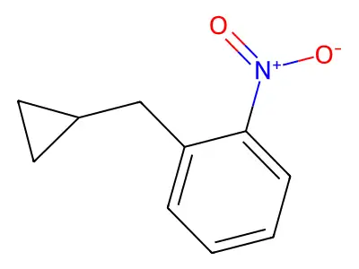 1-(Cyclopropylmethyl)-2-nitrobenzene structure