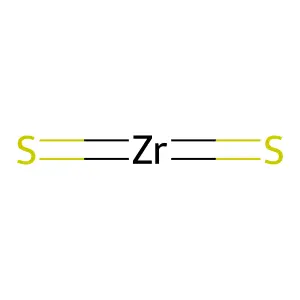 Zirconium sulfide (ZrS2) structure