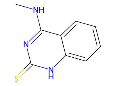 4-(Methylamino)quinazoline-2-thiol structure