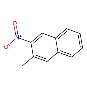 2-Methyl-3-nitronaphthalene structure