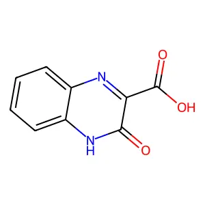 3,4-Dihydro-3-oxo-2-quinoxalinecarboxylic acid structure