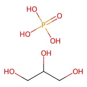 1,2,3-Propanetriol, phosphate structure