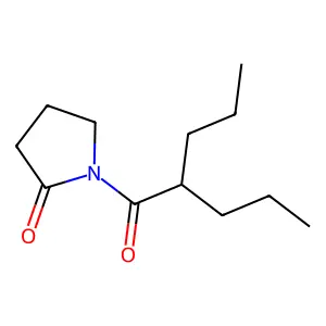 Valproyl-2-pyrrolidinone structure