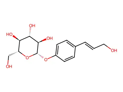 p-Coumaryl alcohol 4-glucoside structure