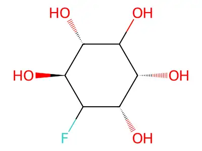 (1r,2s,4r,5s)-6-Fluorocyclohexane-1,2,3,4,5-pentol structure