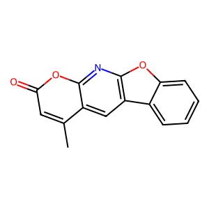 4-Methyl-4',5'-benzo-8-azapsoralen structure