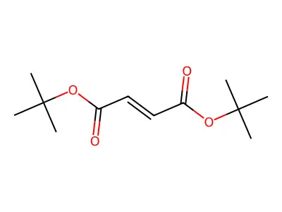 Ditert-butyl but-2-enedioate structure