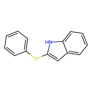 1H-Indole, 2-(phenylthio)- structure